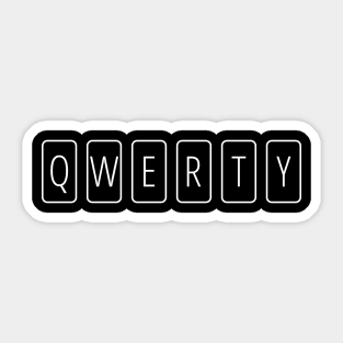 QWERTY Sticker